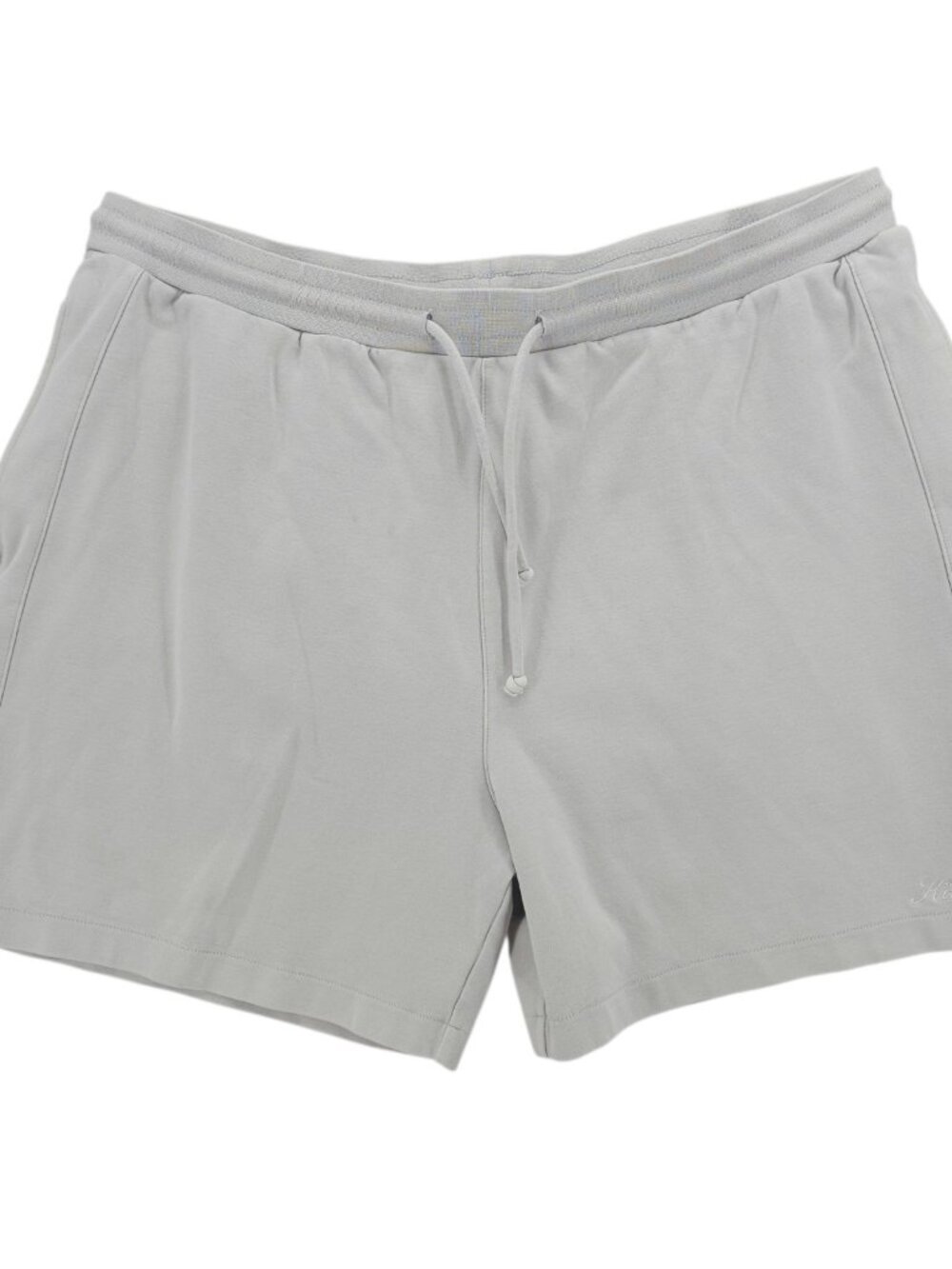 KITH Light Gray Mens Sweat Shorts Cotton Stretch Size XL - LIGHT STAINS!